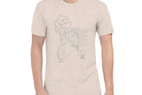 Pipe Design T-Shirt, Gray Ink